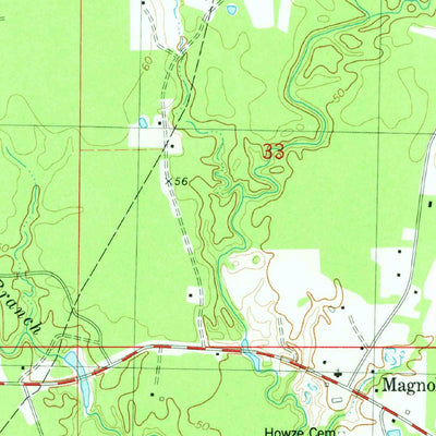 United States Geological Survey Holden, LA (1974, 24000-Scale) digital map