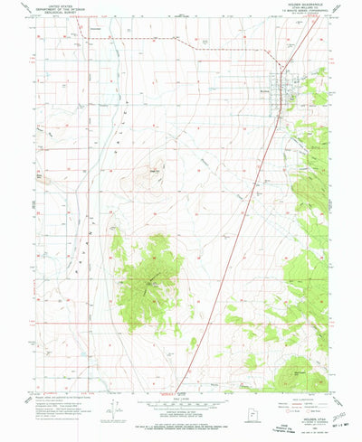 United States Geological Survey Holden, UT (1962, 24000-Scale) digital map