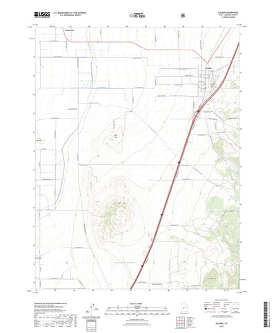 United States Geological Survey Holden, UT (2023, 24000-Scale) digital map