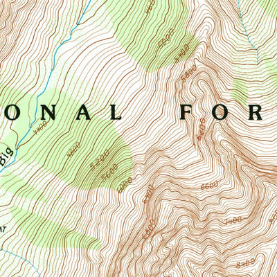 United States Geological Survey Holden, WA (1988, 24000-Scale) digital map