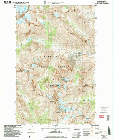 United States Geological Survey Holden, WA (2004, 24000-Scale) digital map