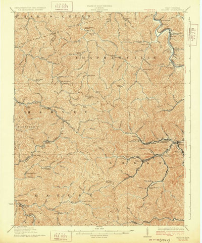 United States Geological Survey Holden, WV (1928, 62500-Scale) digital map