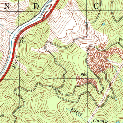 United States Geological Survey Holden, WV (1996, 24000-Scale) digital map