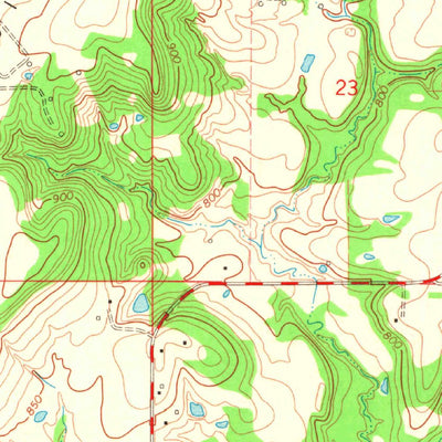 United States Geological Survey Holdenville, OK (1972, 24000-Scale) digital map