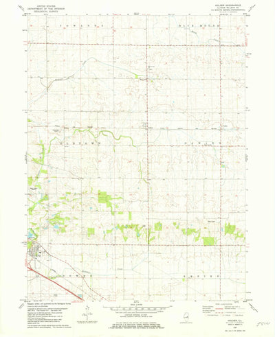 United States Geological Survey Holder, IL (1981, 24000-Scale) digital map