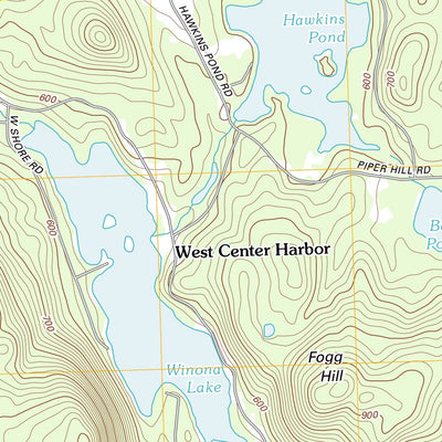 United States Geological Survey Holderness, NH (2012, 24000-Scale) digital map