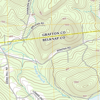 United States Geological Survey Holderness, NH (2012, 24000-Scale) digital map