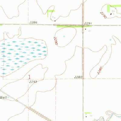 United States Geological Survey Holdrege East, NE (1970, 24000-Scale) digital map