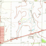 United States Geological Survey Holdrege East, NE (1970, 24000-Scale) digital map