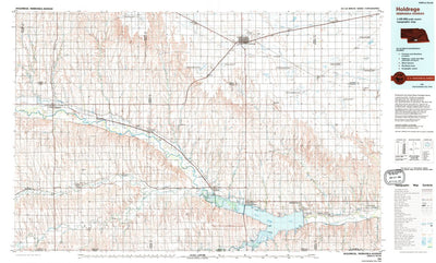 United States Geological Survey Holdrege, NE-KS (1986, 100000-Scale) digital map