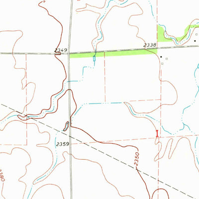 United States Geological Survey Holdrege West, NE (1970, 24000-Scale) digital map