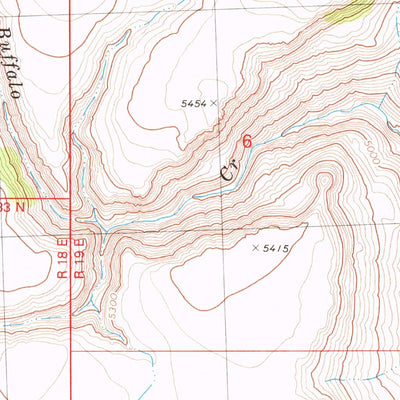 United States Geological Survey Hole In The Ground, NV-CA (1980, 24000-Scale) digital map