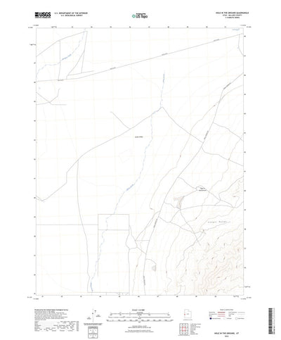United States Geological Survey Hole in the Ground, UT (2023, 24000-Scale) digital map