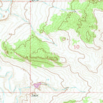 United States Geological Survey Hole-In-The-Rock, MT (1965, 24000-Scale) digital map