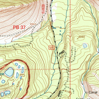 United States Geological Survey Hole In The Rock, UT-WY (1998, 24000-Scale) digital map