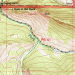 United States Geological Survey Hole In The Rock, UT-WY (1998, 24000-Scale) digital map