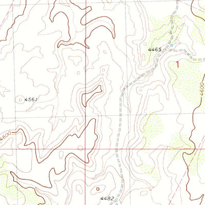 United States Geological Survey Hole-N-Wall Canyon, AZ (1979, 24000-Scale) digital map