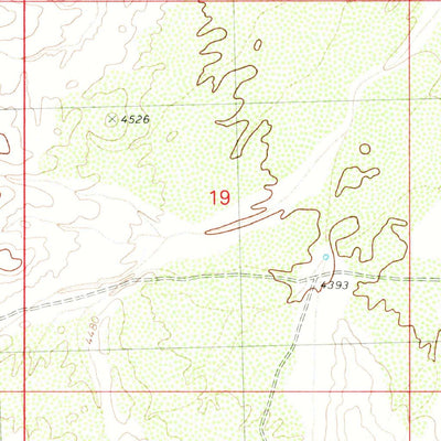 United States Geological Survey Hole-N-Wall Canyon, AZ (1979, 24000-Scale) digital map
