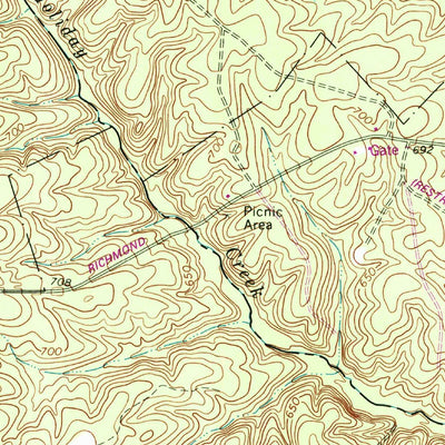 United States Geological Survey Holiday Lake, VA (1968, 24000-Scale) digital map