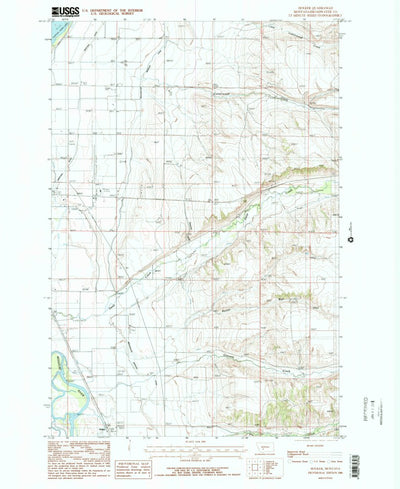 United States Geological Survey Holker, MT (1986, 24000-Scale) digital map