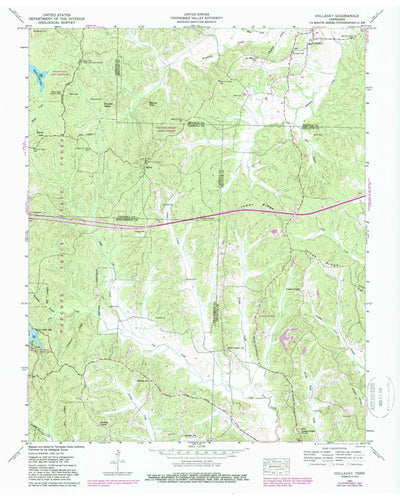 United States Geological Survey Holladay, TN (1950, 24000-Scale) digital map