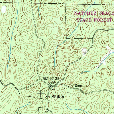 United States Geological Survey Holladay, TN (1950, 24000-Scale) digital map