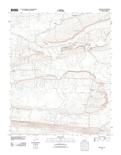 United States Geological Survey Holland, AR (2011, 24000-Scale) digital map