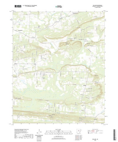 United States Geological Survey Holland, AR (2020, 24000-Scale) digital map