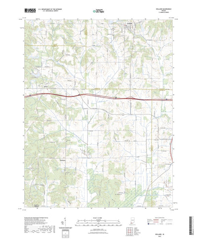 United States Geological Survey Holland, IN (2022, 24000-Scale) digital map