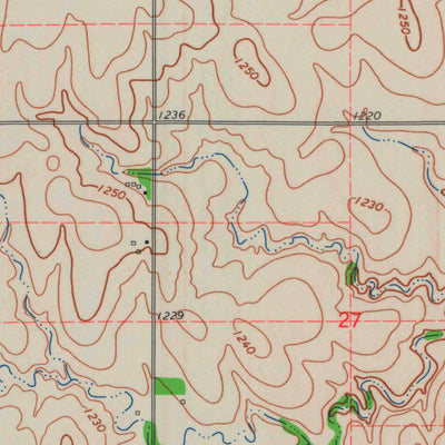 United States Geological Survey Holland, KS (1963, 24000-Scale) digital map