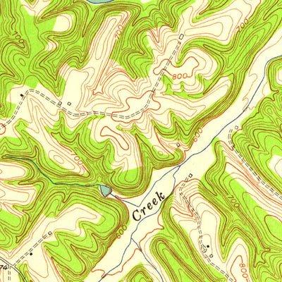 United States Geological Survey Holland, KY-TN (1954, 24000-Scale) digital map