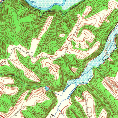 United States Geological Survey Holland, KY-TN (1965, 24000-Scale) digital map