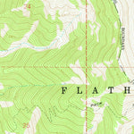 United States Geological Survey Holland Lake, MT (1965, 24000-Scale) digital map