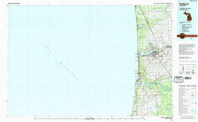 United States Geological Survey Holland, MI (1982, 100000-Scale) digital map