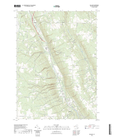 United States Geological Survey Holland, NY (2023, 24000-Scale) digital map