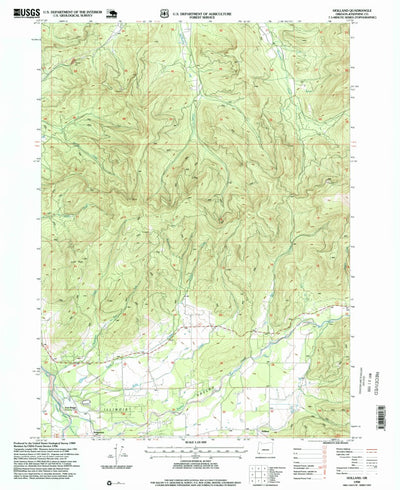 United States Geological Survey Holland, OR (1996, 24000-Scale) digital map