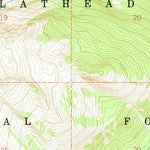 United States Geological Survey Holland Peak, MT (1965, 24000-Scale) digital map