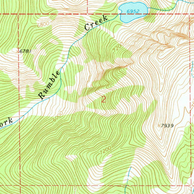 United States Geological Survey Holland Peak, MT (1965, 24000-Scale) digital map