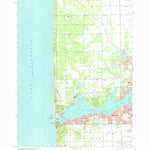 United States Geological Survey Holland West, MI (1972, 24000-Scale) digital map