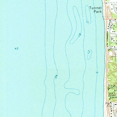 United States Geological Survey Holland West, MI (1972, 24000-Scale) digital map