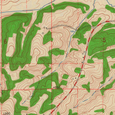 United States Geological Survey Hollandale, WI (1962, 24000-Scale) digital map
