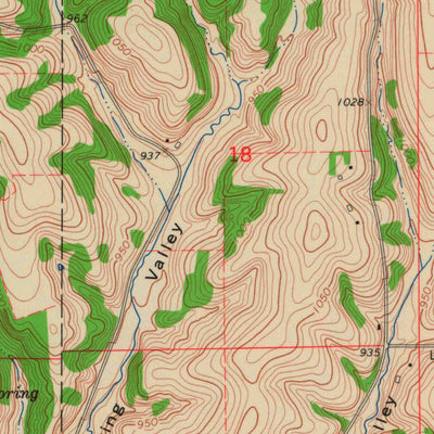 United States Geological Survey Hollandale, WI (1962, 24000-Scale) digital map