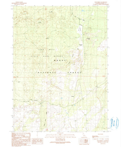 United States Geological Survey Hollenbeck, CA (1990, 24000-Scale) digital map