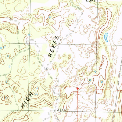 United States Geological Survey Hollenbeck, CA (1990, 24000-Scale) digital map
