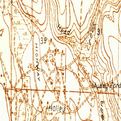 United States Geological Survey Holley, FL (1936, 48000-Scale) digital map