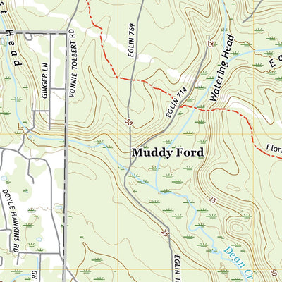 United States Geological Survey Holley, FL (2021, 24000-Scale) digital map