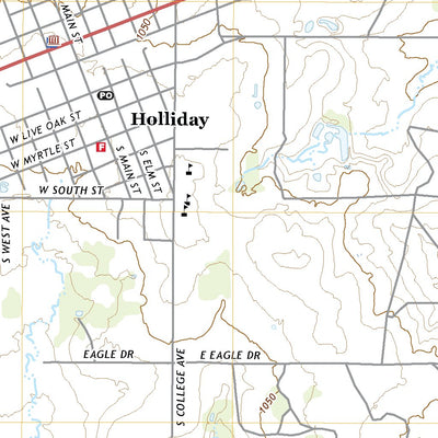 United States Geological Survey Holliday, TX (2022, 24000-Scale) digital map