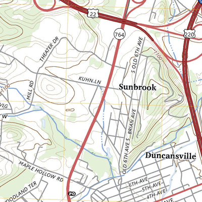 United States Geological Survey Hollidaysburg, PA (2023, 24000-Scale) digital map