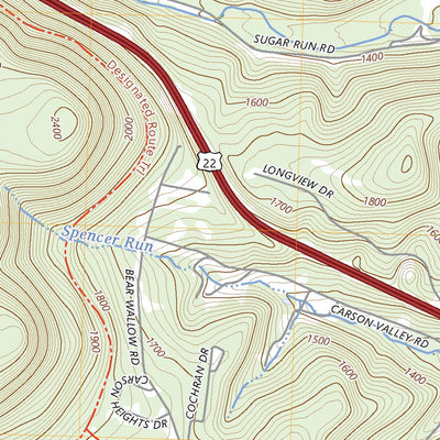 United States Geological Survey Hollidaysburg, PA (2023, 24000-Scale) digital map
