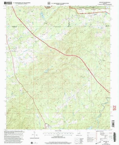 United States Geological Survey Hollins, AL (2001, 24000-Scale) digital map